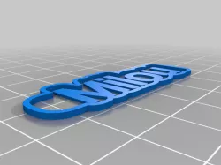My Customized Multiline Tag or Keychain