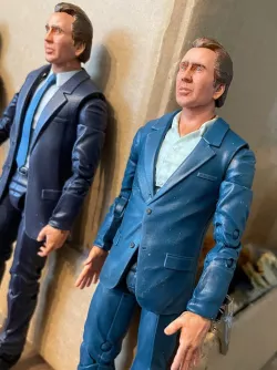 Nicolas Cage Action Figure Head