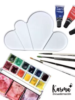 Paleta para acuarela  Paint Palette watercolor
