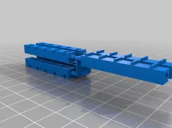 Pillars for miniature network equipment capsule toy