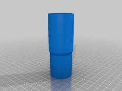 Plastic Shelving Tube 60mm Extention