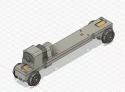 Powered bogie for 2-axle railway models (HO/OO/On30/0e scale)