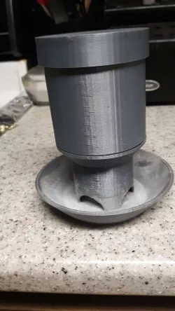 Printable chicken feeder