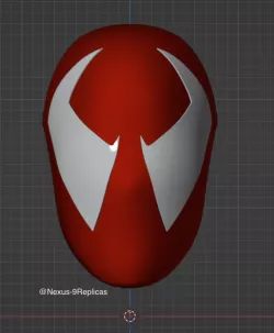 Scarlet Spider Face Shell Across the Spider-verse