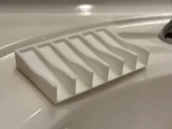Self-draining Soap Dish