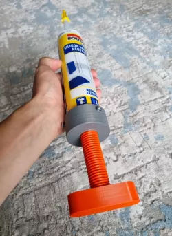 silicone gun (caulk gun) glue dispenser
