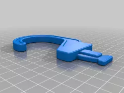 Tactical belt hanger hook