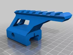 35mm x 75mm Angled Riser for Picatinny Rails