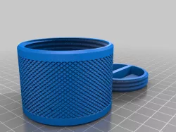 50 x 29 Knurled Flush Screw Lid Container -