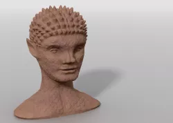Alien Human Mutant - scale texture