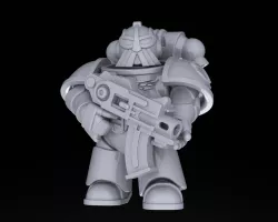 Armoured Space Dwarf Teaser 28mm
