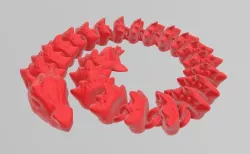 Articulated Flexi Flying serpent / Dragon