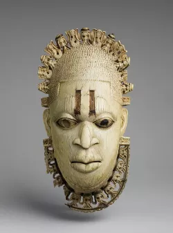 Benin Ivory Idia Iyaoba Mask 16th Century