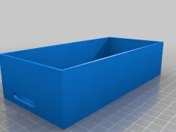 Box and lid for Quin-Dig-Uno and Mean Well LRS-50-5 Power Supply