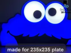 Cookie Monster LED Lamp