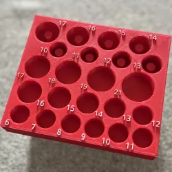 Craftsman 3/8 inch socket organizer