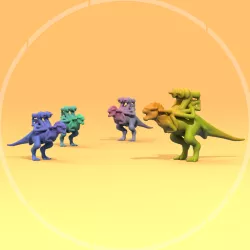 Dinosaur with Laser