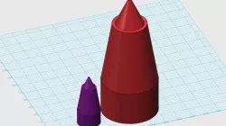 Estes Red Nova 4.0"/98mm Nose Cone (LOC/Precision) and Fins