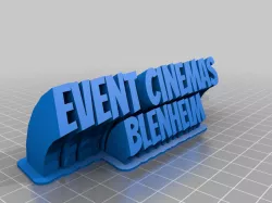 Event Cinema Blenheim Sign - Thank you
