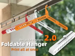 Foldable Hanger - print all at once
