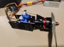 FT style mini swappable 2-axis thrust vector motor mount PIP