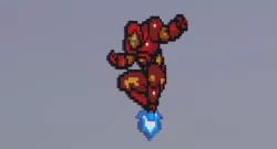 IronMan-Pixel Art SolidWorks
