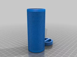 Knurled Flush Screw Lid Container 30x80