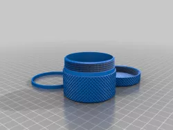 Knurled Screw-Top Container-Cam 2