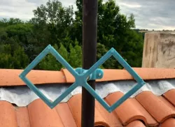 Lora 868MHz biquad antenna
