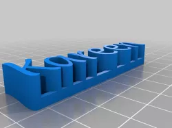 My Customized 3D kareen