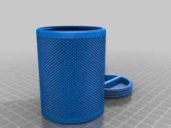 My Customized Knurled Flush Screw Lid Container -