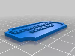 My Customized Nameplate 2 row