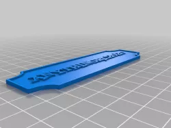 My Customized Nameplate