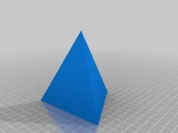 My Customized Triangular Pyramid (Tetrahedron)