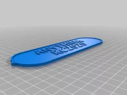 My Customized TZT's Customizer Label with 2 lines