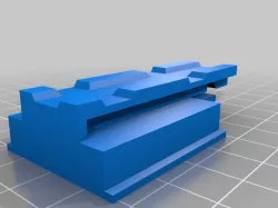 Nerf Dart Tag Strikefire Top Rail Insert