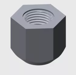 Nut 1/4" NPT