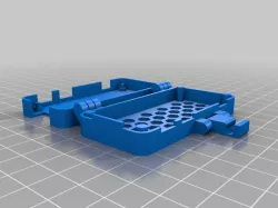 Radxa Zero case with a hinge and a latch