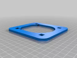 Router template to flush mount a d-ring tie-down point