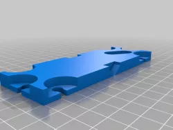 Small Modular Router Template Stencil Comma 70mm Tall