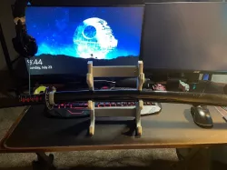 three katana wall mount