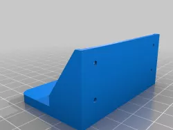 Voltmeter under cabinet mount with switch