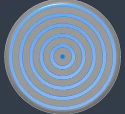 1982 Tron Identity Disc Base