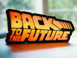 Back to the Future Lamp