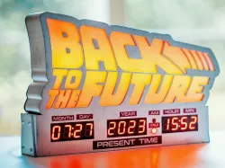 Back To The Future Lamp and Clock