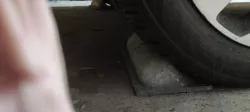 Car wheel stopper