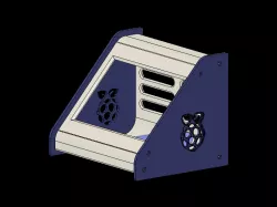 Case for Raspberry Pi + 7 inch touchscreen 
