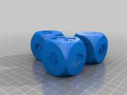Climbing training dice