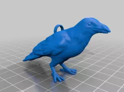 Crow Keychain 