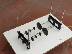 Hand rolling base for JOBO 1500 2500 tanks for film developing 